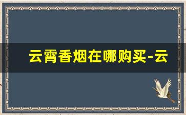 云霄香烟在哪购买-云霄香烟地址在哪里啊