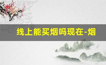 线上能买烟吗现在-烟是不是不能线上购买