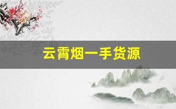 云霄烟一手货源