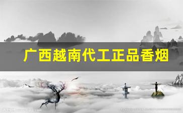 广西越南代工正品香烟厂家一手货源-越南代工烟黑箱货到付款