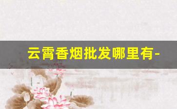 云霄香烟批发哪里有-云霄烟全国批发