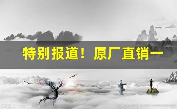 特别报道！原厂直销一手货源“重规沓矩”