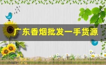 广东香烟批发一手货源最新联系方式-广东批发烟在哪里批发