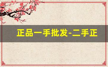 正品一手批发-二手正品源头