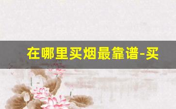 在哪里买烟最靠谱-买烟哪里买是真品