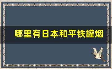 哪里有日本和平铁罐烟卖-日本和平铁盒烟在东京哪里有卖