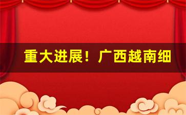 重大进展！广西越南细支香烟批发“各得其所”
