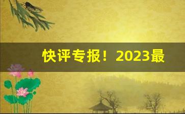 快评专报！2023最新香烟批发市场价格“阿尊事贵”