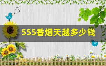 555香烟天越多少钱一条-天越555香烟是不是很便宜