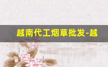越南代工烟草批发-越南代工烟哪里买