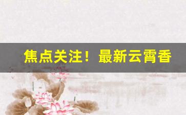 焦点关注！最新云霄香烟批发厂家直销“挨家挨户”