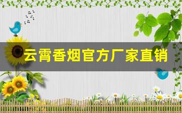 云霄香烟官方厂家直销一手货源