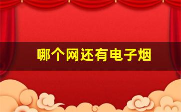 哪个网还有电子烟