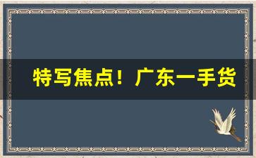 特写焦点！广东一手货源批发“公正廉洁”