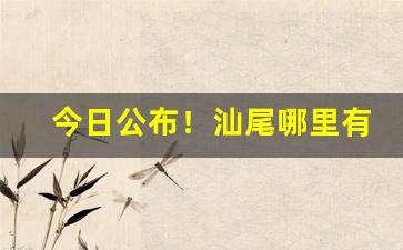 今日公布！汕尾哪里有散烟买的“播弄是非”
