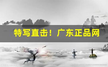 特写直击！广东正品网上烟草批发专卖店“寸丝半粟”