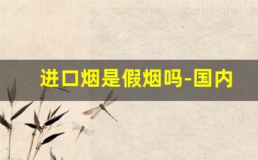进口烟是假烟吗-国内的进口烟都是真的吗