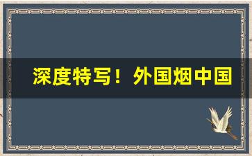 深度特写！外国烟中国能卖吗“备尝艰难”