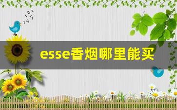 esse香烟哪里能买到-esse香烟上海哪里有的卖