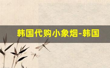 韩国代购小象烟-韩国小象爆珠烟五种口味一包价格