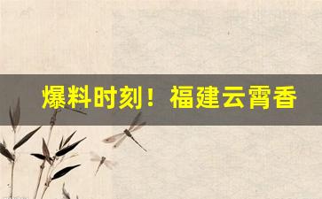 爆料时刻！福建云霄香烟一手批发厂家“撮要删繁”