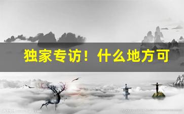 独家专访！什么地方可以买到好的烟丝“船多不碍路”