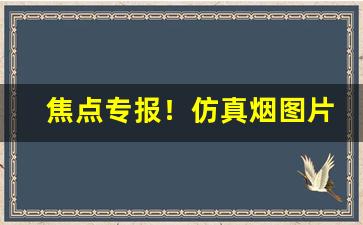 焦点专报！仿真烟图片“不耻最后”