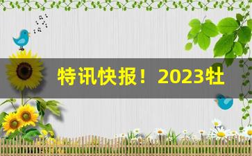 特讯快报！2023牡丹烟多少钱一包“超尘出俗”